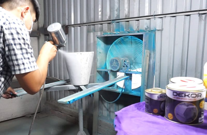 sơn lót dekor sơn nhựa composite